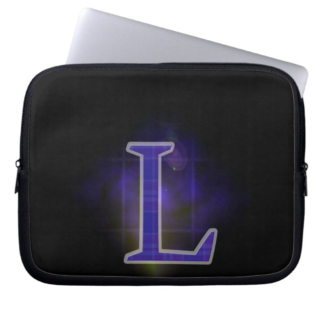 文字L ラップトップスリーブ (正面)