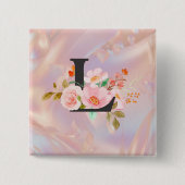 文字L 缶バッジ (正面)