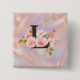 文字L 缶バッジ
