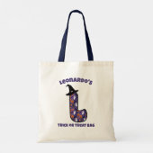 文字L （魔女の帽子と名前） | トリックまたは治療 トートバッグ (裏面)