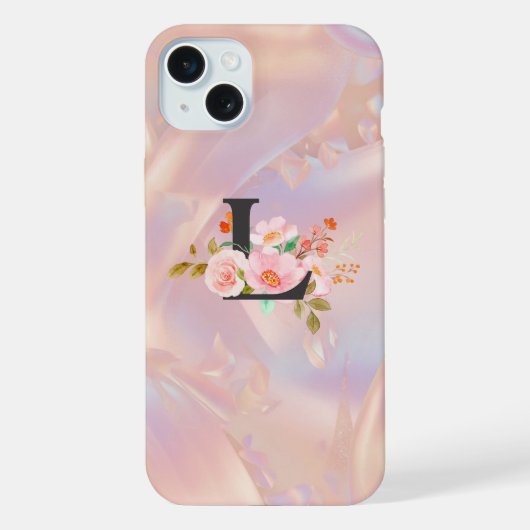 文字L iPhoneケース (裏面)