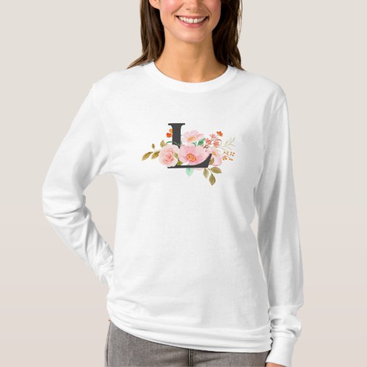 文字L Tシャツ (正面)