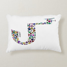 文字'LAMED' アクセントクッション