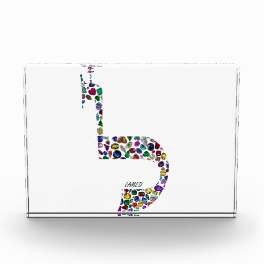 文字'LAMED' フォトブロック (正面)