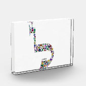 文字'LAMED' フォトブロック (左)