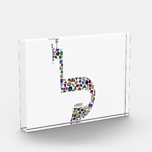 文字'LAMED' フォトブロック (左)