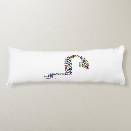 文字'LAMED' ボディピロー (正面)