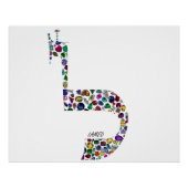 文字'LAMED' ポスター (正面)