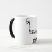 文字'LAMED' モーフィングマグカップ (正面左)