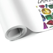 文字'LAMED' ラッピングペーパー (ロールコーナー)