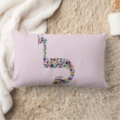 文字'LAMED' ランバークッション (ブランケット)