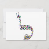 文字'LAMED' 招待状 (正面)