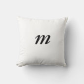 文字m クッション (正面)