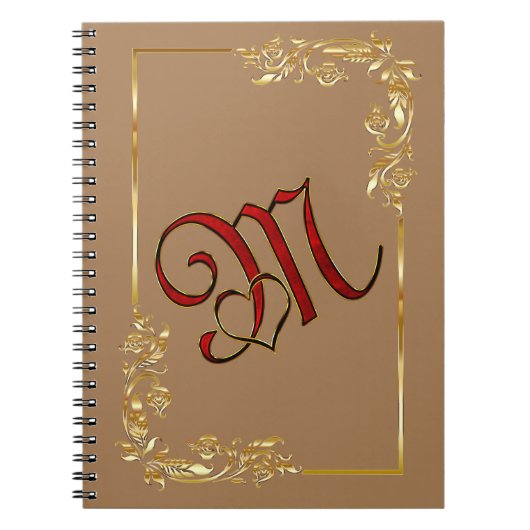 文字M ノートブック (正面)