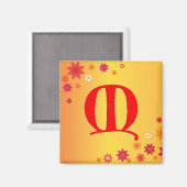 文字M マグネット (正面/裏面)