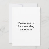 文字M モノグラム フルール・ド・リス 招待状 (裏面)