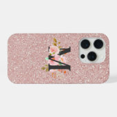 文字M iPhoneケース (裏面横)