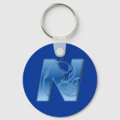 文字N キーホルダー (正面)