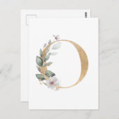 文字Oモノグラム ポストカード (正面/裏面)