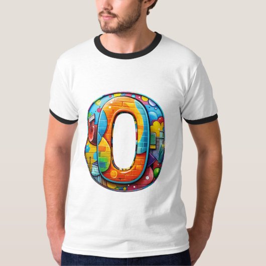 文字O Tシャツ (正面)