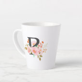 文字P カフェラテマグ (左アングル)