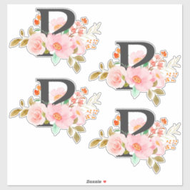 文字P シール