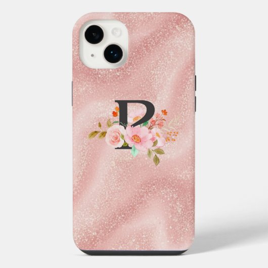 文字P iPhoneケース (裏面)