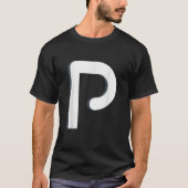 文字P Tシャツ (正面)