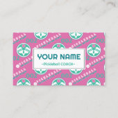 文字Pickleballで:電源前の忍耐 名刺 (正面)