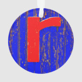 文字r オーナメント (裏面)