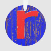 文字r オーナメント (正面)