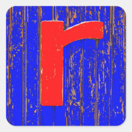 文字r スクエアシール