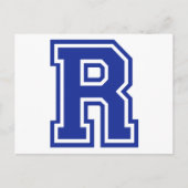 文字R ポストカード (正面)