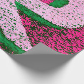 文字r ラッピングペーパー (角)