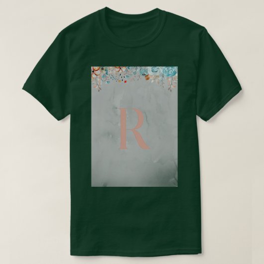 文字R Tシャツ (デザイン正面)