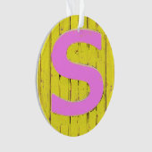 文字s オーナメント (正面)