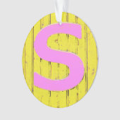 文字s オーナメント (正面)