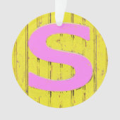 文字s オーナメント (正面)