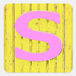 文字s スクエアシール