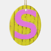 文字s セラミックオーナメント (右)