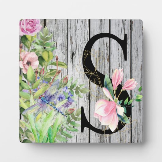 文字S フォトプラーク (正面)