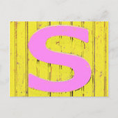 文字s ポストカード (正面)