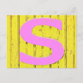 文字s ポストカード