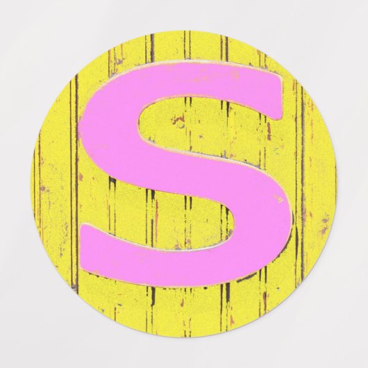 文字s ラベル (デザイン2)