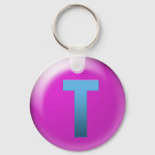 文字T キーホルダー (正面)