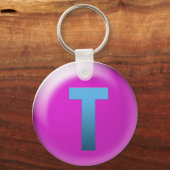 文字T キーホルダー (正面)