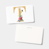 文字t バッジ (正面＆裏面)