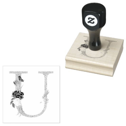 文字u ラバースタンプ (押印)