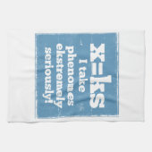 文字xフェノームks音韻論 キッチンタオル (横)