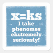 文字xフェノームks音韻論 スクエアシール (正面)